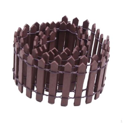 Миниатюрный сказочный садовый забор 90x5 см, уличная деревянная рождественская елка, аксессуары для кукольного домика