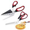 Professional Pizza Scissors Detachable Sharp Stainless Steel Blade Pizza Cutter Scissors Easy Cutting Pizza Spatula Slicer Tools