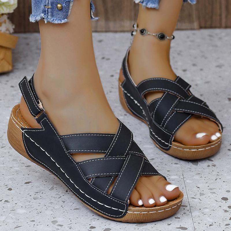 Fashion Summer Sandals Women Shoes Casual Sandals For Women Elegant Shoes Woman Wedge Ladies Shoes Beach Footwear Female Women Sandals