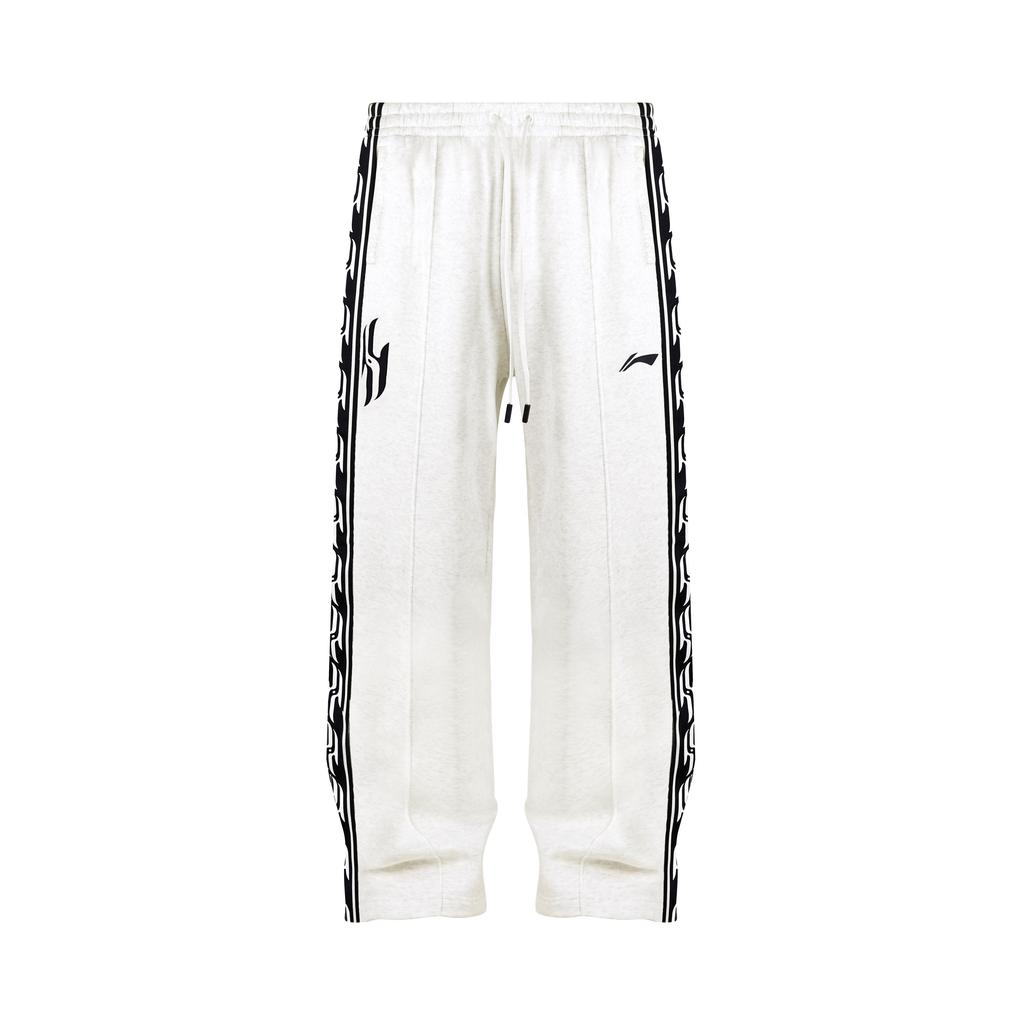 Спортивные брюки Li Ning Yang Hansen Осень Зима Американский стиль Утепленные Теплые Повседневные Прямые Брюки Пара Длинные Брюки Унисекс Брюки AKLVJ35-5