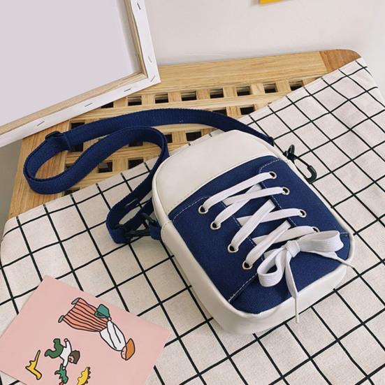 Женская холщовая сумка через плечо, повседневная маленькая сумка через плечо, холщовая сумка через плечо с дизайном обуви