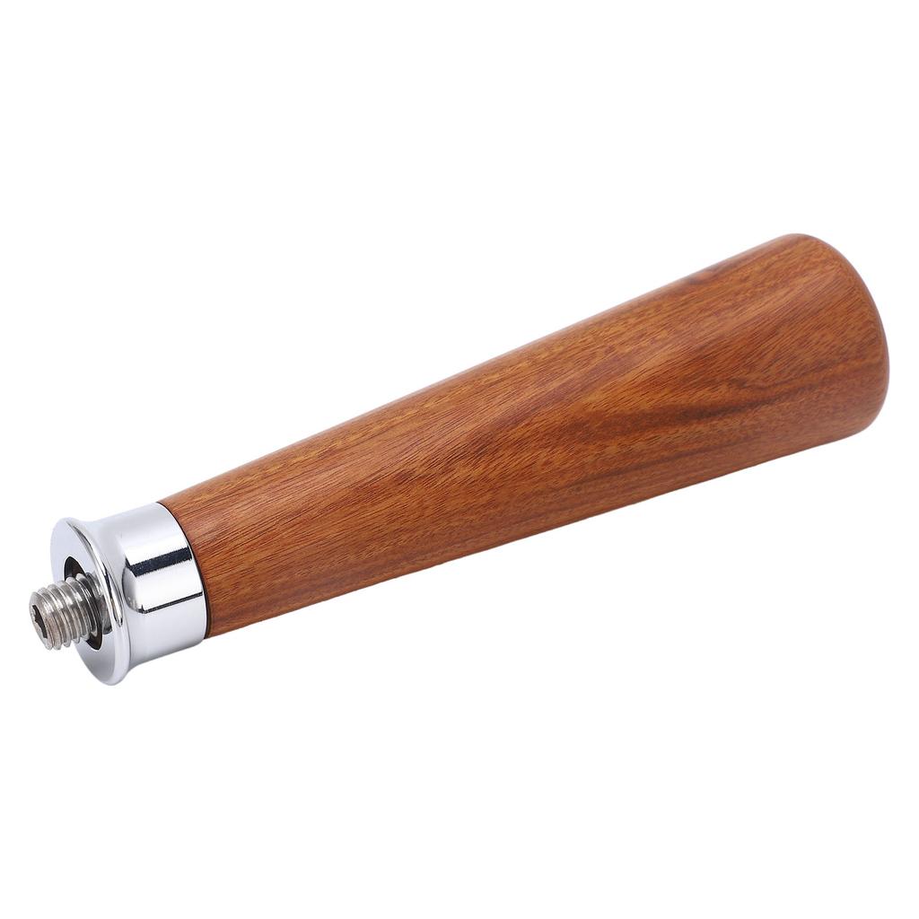 M10 Thread Coffee Filter Replacement Handle Red Rosewood Handle for Coffee Portafilter Flat Bottom
