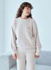 Gelato Pique Basic Powder Pullover Long Pants Set & (PWNT245352) Women's (BEG)