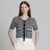 Leshop Round Neck Button Knit Top