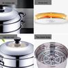 SUPOR Good Helper Stainless Steel Double-Layer Steamer