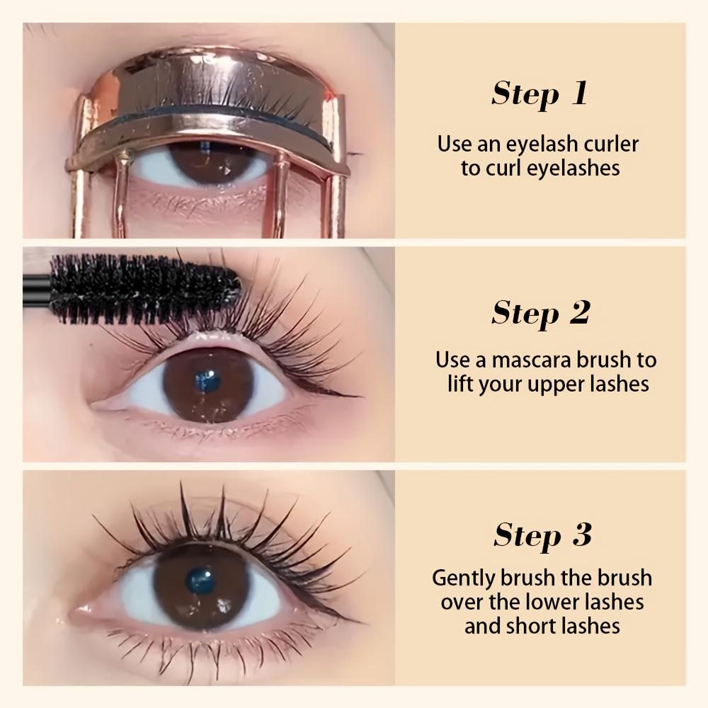 7D Тушь для ресниц Удлиняющая Объемная Тушь Быстросохнущая и Потостойкая со Стойким Макияжем на 24 Часа Наслаиваемые Натуральные Ресницы для Ежедневного Гламура