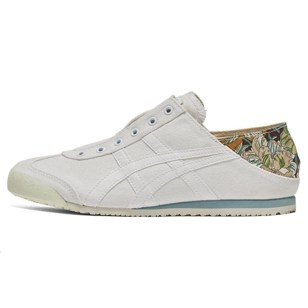 ONITSUKA TIGER Кроссовки унисекс Mexico 66 Paraty с цветочным принтом, белые, светлая сталь 1183C085-100