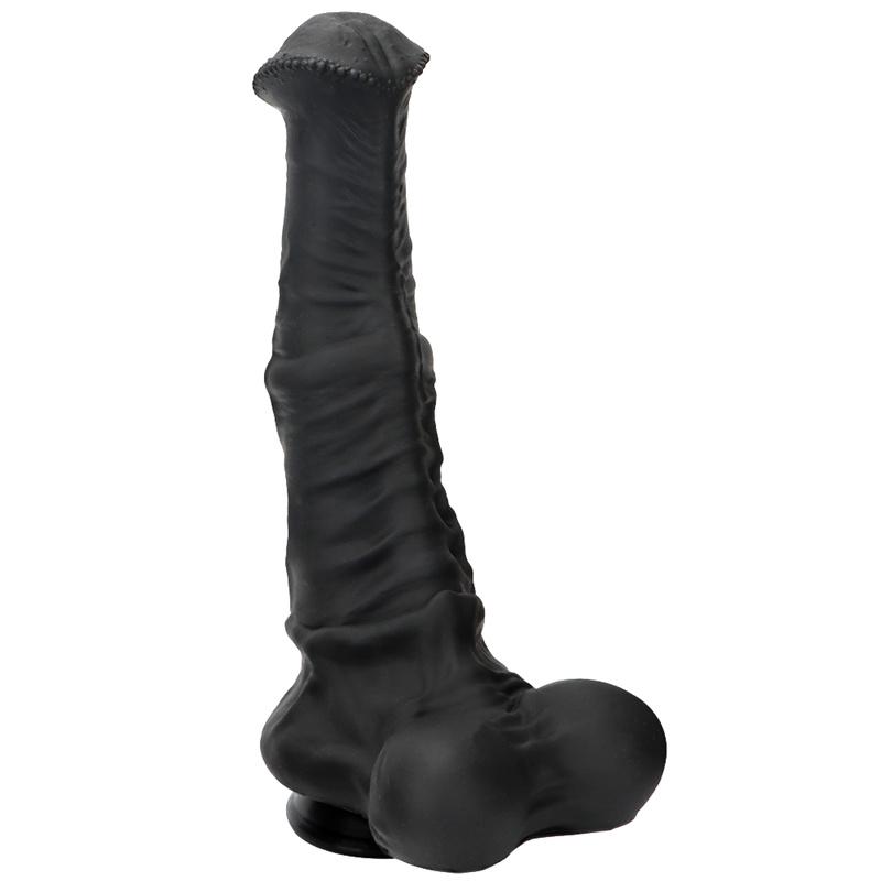 Женский фаллоимитатор Black Horse, большой анальный штекер для заднего двора, анальная пробка, устройство для мастурбации, имитация фаллоимитатора, силиконовый мягкий анальный расширитель