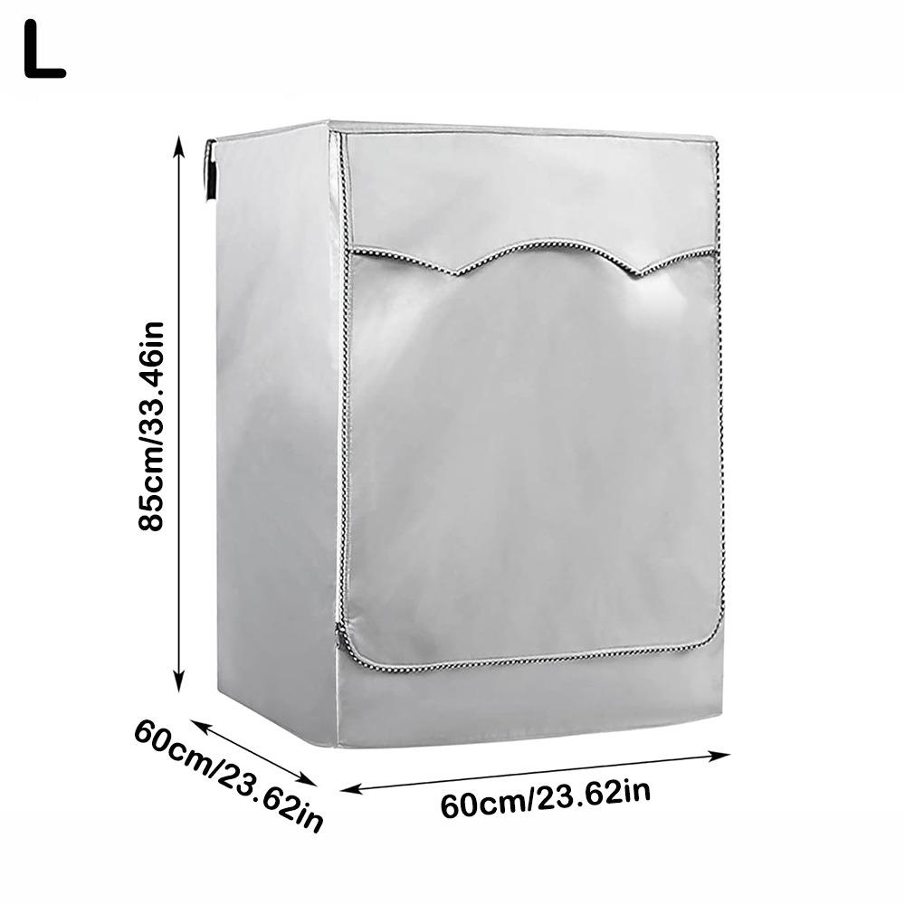 Чехол для стиральной машины с роликовым краем Универсальный пылезащитный чехол для машины с фронтальной загрузкой