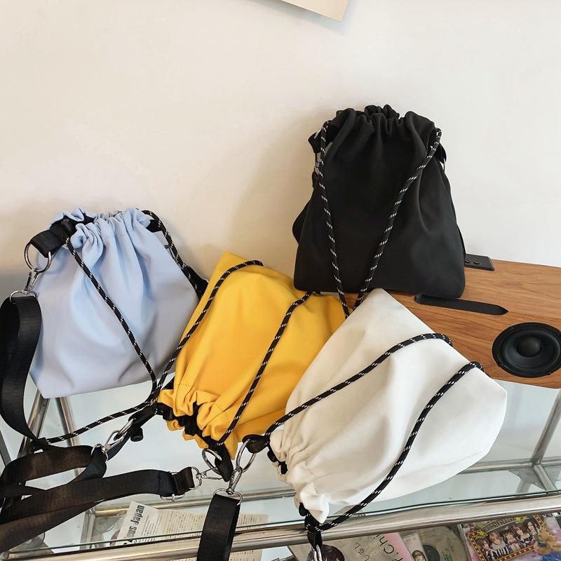 Модная сумка-ведро через плечо, повседневная сумка через плечо для мужчин и женщин, спортивная дорожная сумка, студенческая сумка для книг