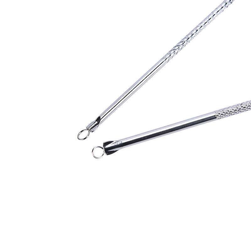 2 шт. двухсторонний набор инструментов для удаления черных точек, экстрактор прыщей, прыщей и прыщей