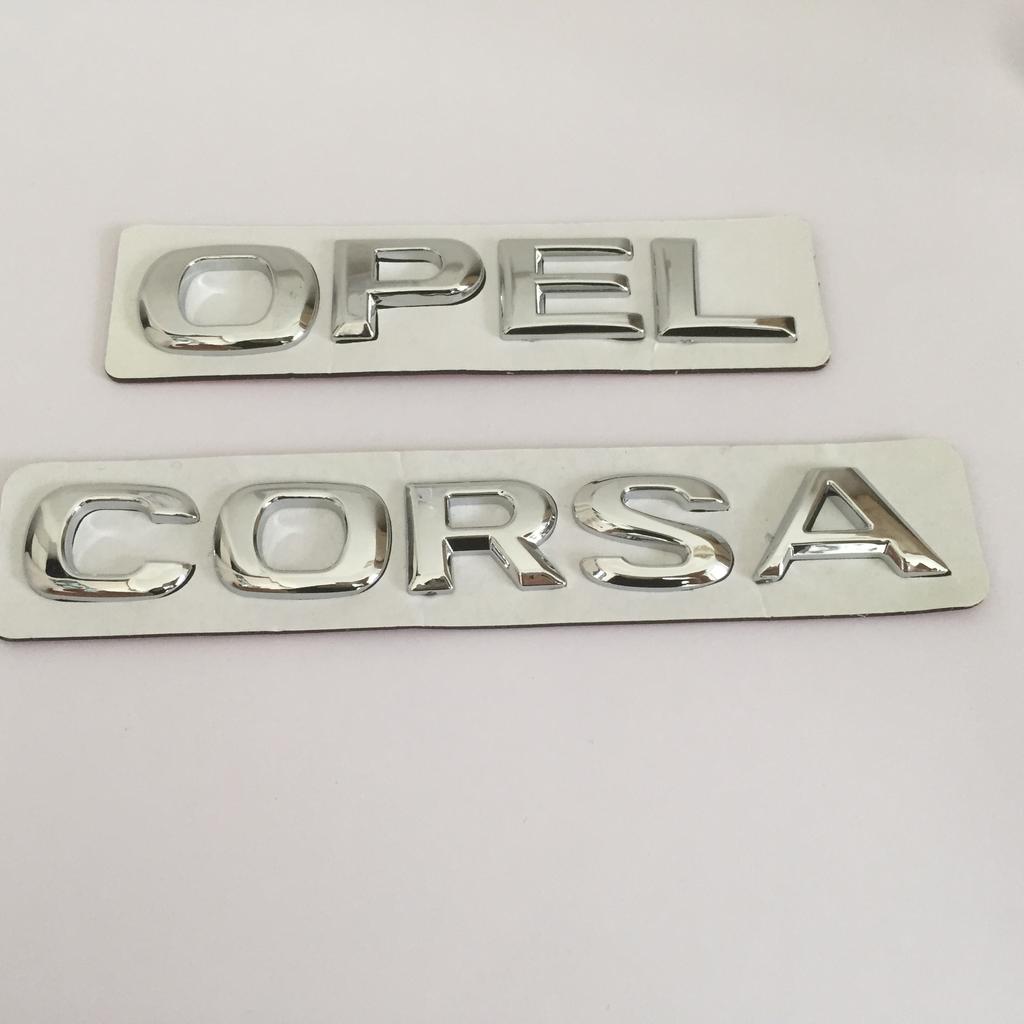 1 шт. 3D ABS высокое качество для автомобиля OPEL CORSA Буквенный значок Задняя крышка багажника Наклейки значок наклейка Наклейка стайлинг авто Аксессуары
