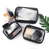 Transparent Cosmetic Bag Zipper Clear Makeup Bags for Women Washing Solid Travel Organizer Toiletry Bag