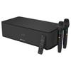 Интегрированная Bluetooth-колонка SANSUI S350 с двумя беспроводными микрофонами (Китайская версия)