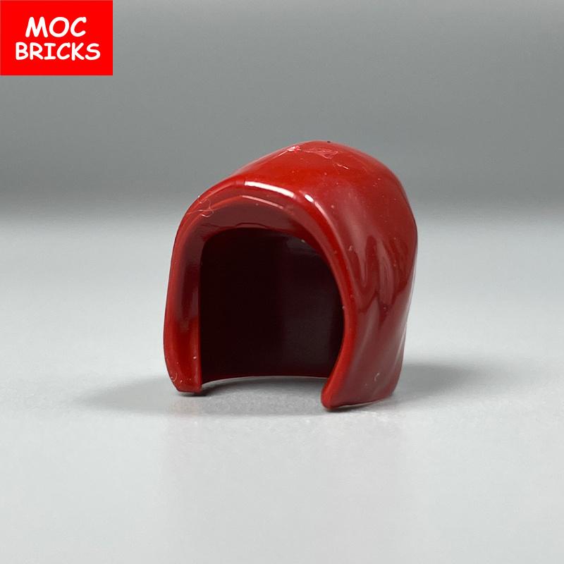 Нетоксичные 10 шт./лот Moc Кирпичи Лыжи Купание Шапка Корова Детская Шапка Шлем Головные Уборы Аксессуары Фигурки Детали Строительные Блоки Игрушки Подарки Для Детей