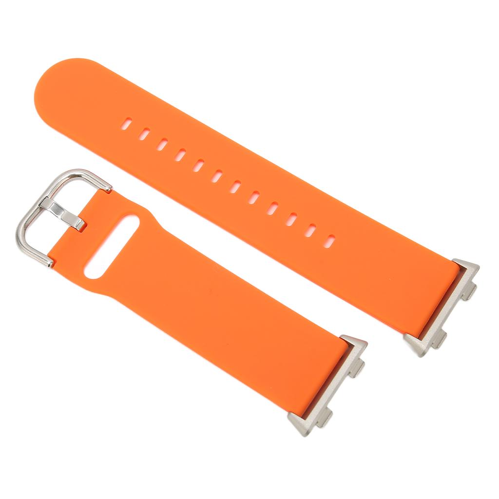 Мягкие силиконовые ремешки для быстрого снятия для Oppo Watch 2 46 мм, регулируемый силиконовый ремешок для часов, оранжевый