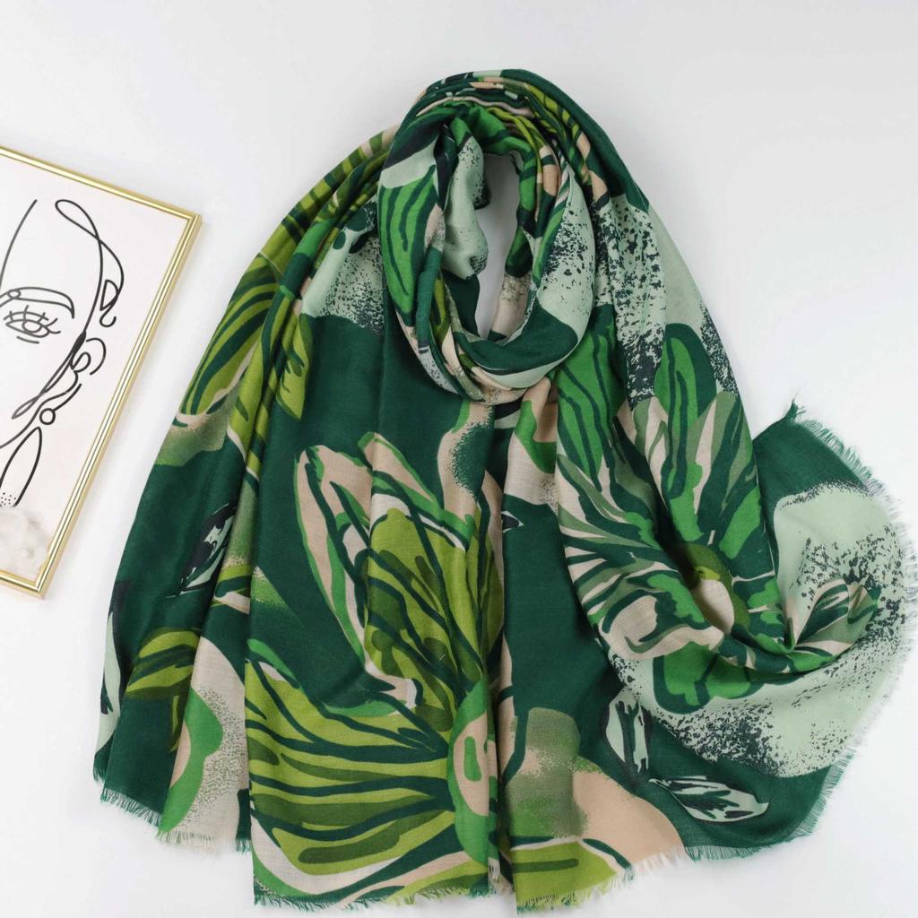 2024 Весна и Осень Зима Новый Длинный Тонкий Шарф Путешествия Универсальный Солнцезащитный Теплый Шаль Для Женщин