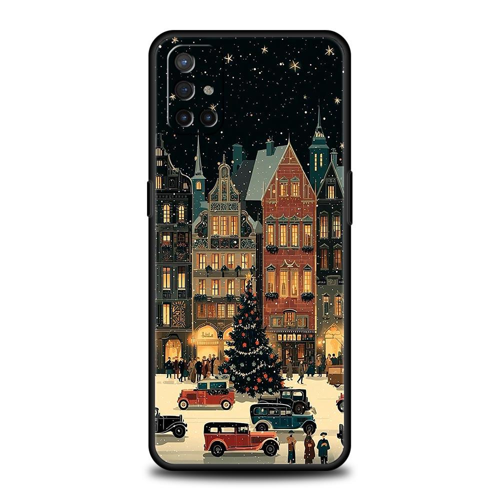 Мультяшный рождественский чехол для OnePlus 15 13 12 11 10 9 8 15T 13T 10T 7T Pro 13R 12R 9RT 8T Nord 4 N10 2T CE 2 3 5G