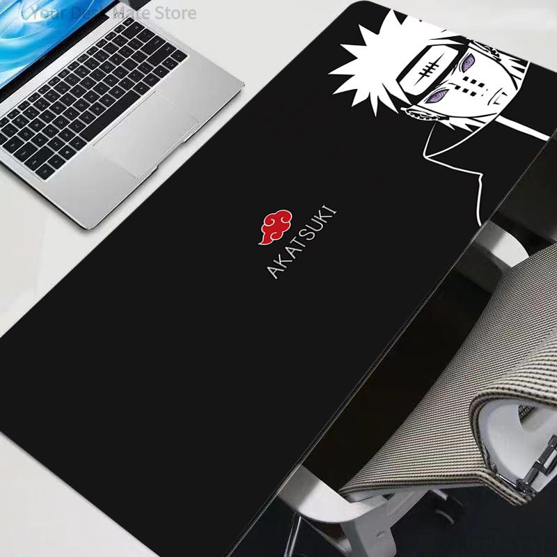 N-Naruto Mouse Pad Anime Gaming Accessories Varmilo Keyboard Desk Mat Gabinete Gamer Carpet Mousepad Mouse Mats