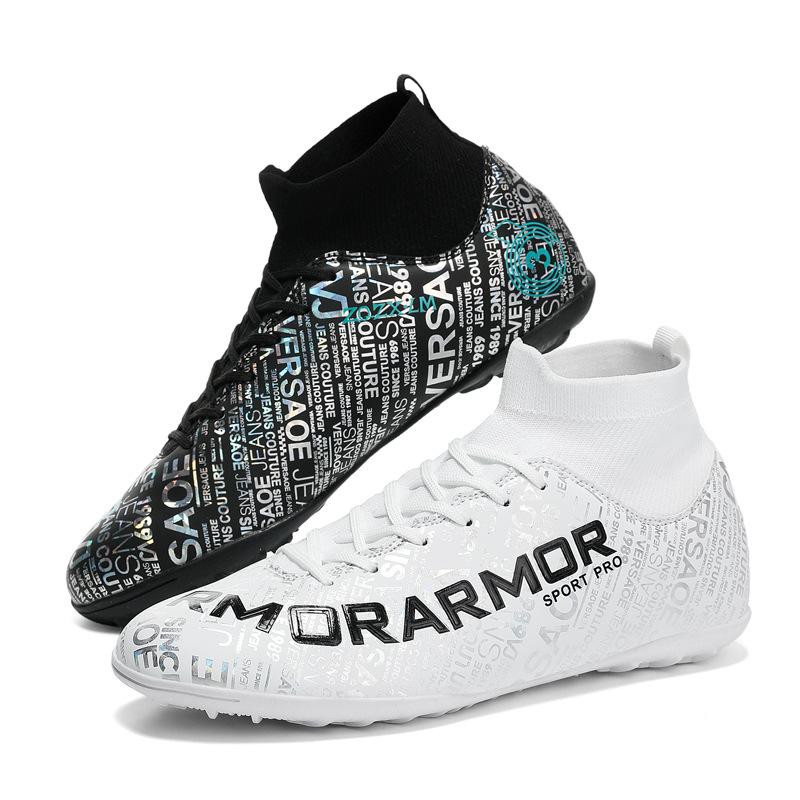 Футбольные бутсы мужские и женские Tf Broken Nails Ag Nails для студентов и детей с высоким берцем для начальной и средней школы, спортивная тренировочная обувь