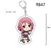 Акриловый брелок Sword Art Online: Асуна, Синон, Кирито Аниме Шарм