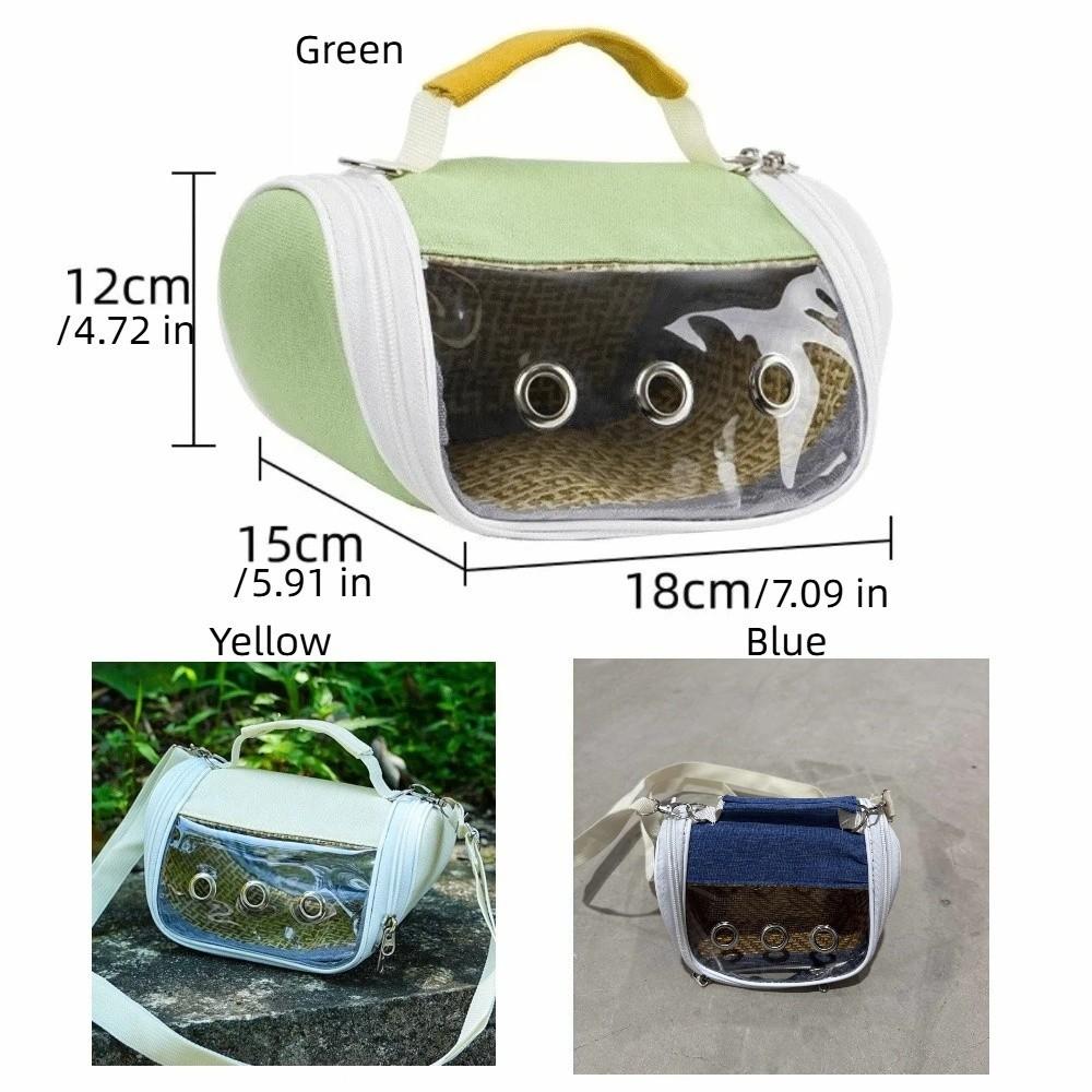 Breathable Bird Transport Cage Portable Hamster Carrier Bag Parrot Travel Bag Traveling