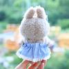 Только одежда, исключая кукол, подвеска-аксессуар 17 см в закрытой коробке, холщовая одежда, синяя клетка, юбка-камисоль, брелок, платье для куклы Labubu