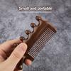 Многофункциональная массажная расческа с пятью зубцами Meridian Natural Sandal Wood Thicked Health Care Hair Therapy Head Eye Body