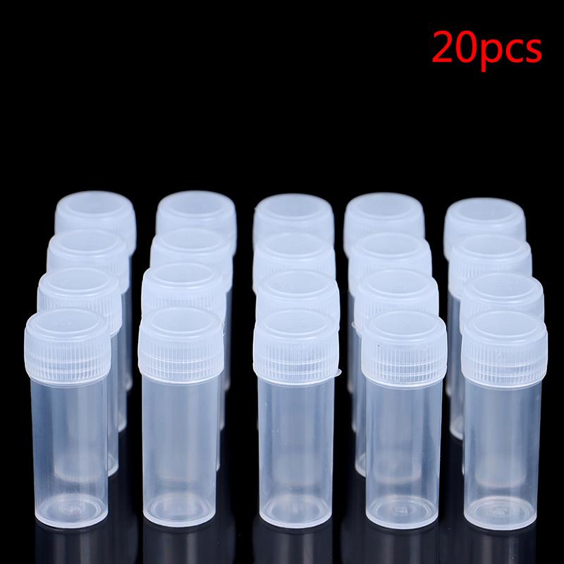 5Ml Plastic Sample Bottle Test Tube Mini Small Bottles Vials Storage Containers