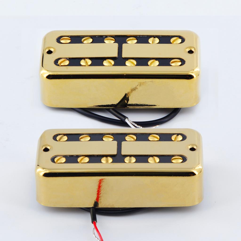 FLEOR Комплект звукоснимателей Alnico 2 Humbucker для электрогитары, нековый + бриджевый, для гитар в стиле FT, запчасти
