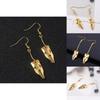Rohan Kishibe Jojos Bizarre Adventure Alloy Earrings With Electroplated Finish For Cosplay