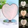 Natural Crystal LED Lamp Multi Shape Heart Moon Star Butterfly USB Night Light for Gift