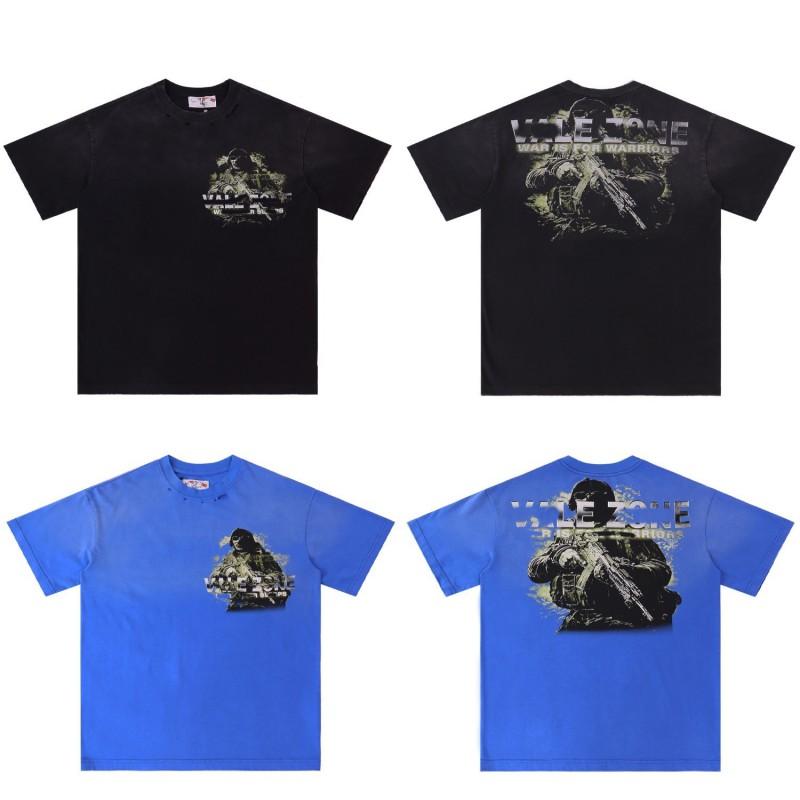 2026 Mens Short Sleeve T-Shirt Vintage Style Graphic Print Casual Sport Top Round Neck Cotton Blend Breathable