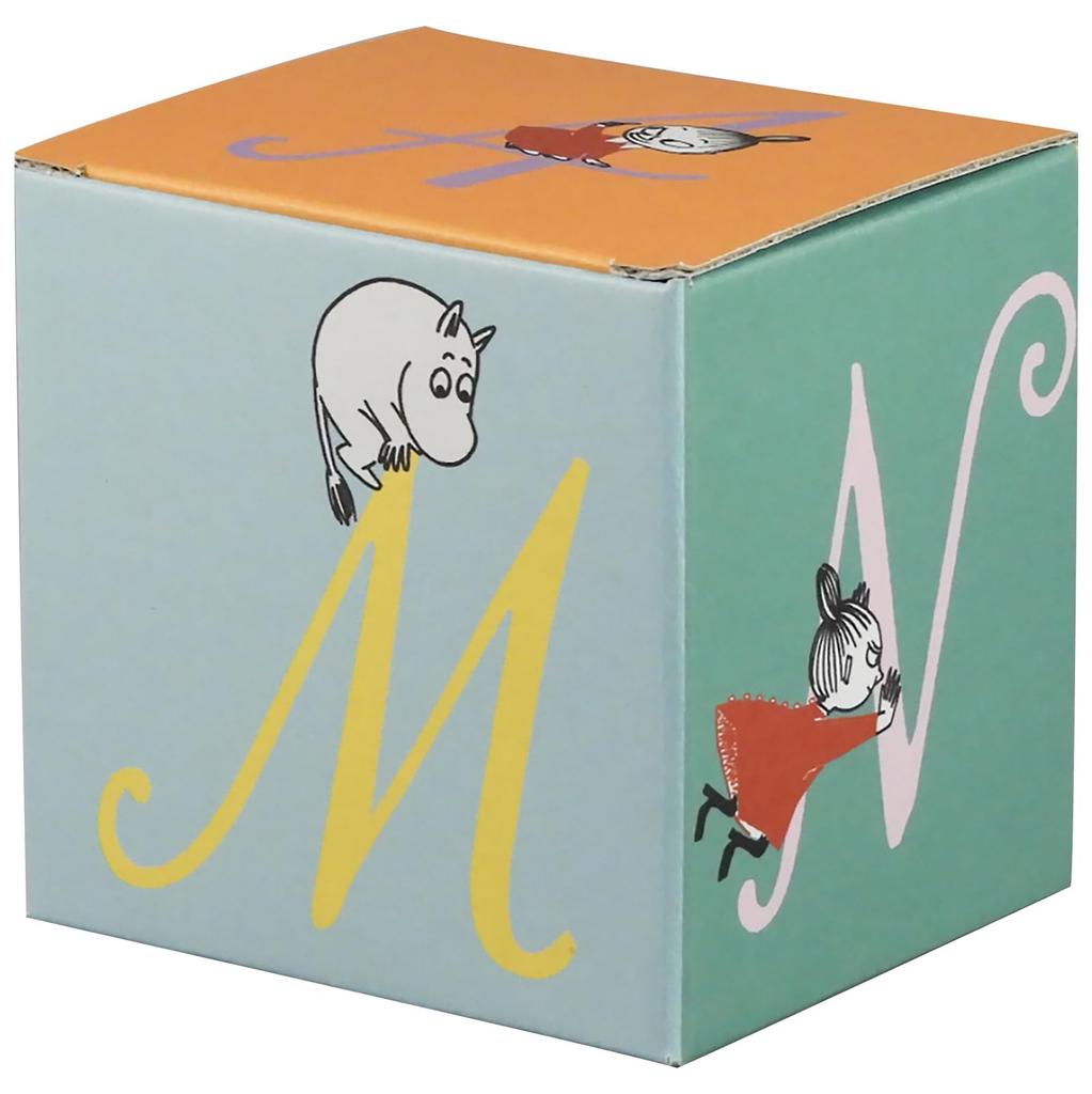 Moomin Initial Mug Gift 8x9cm Little Gift for Made in Lemon "K" Boxed, 320ml, Approx. Diameter, My, Moomin, Women, Birthday, Tableware, Japan, Yellow,