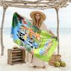 Bluey's Outdoor Fun Personalized Name Beach Towel Super Soft & Absorbent Ideal for Travel Outdoor Swim Pool Yoga Surf Camping Hiking Gym Gift Holiday