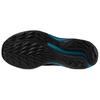 Mizuno Водонепроницаемые и дышащие светоотражающие кроссовки Wave Rider для бега, унисекс, черные с синим оттенком, Mizuno J1GC257701