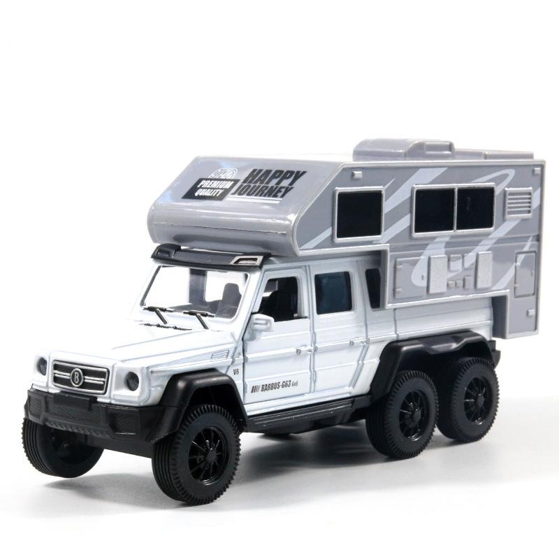 1:32 масштаба литой металлической классической модели автодома с инерционным механизмом