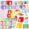 Big Building Blocks House Accessory Parts Roof Window Wall Construction Assemble Duplo Bricks Educational Toys For Children Gift
