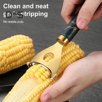 Кукурузоочиститель Нержавеющий инструмент для очистки кукурузных початков Резак Удобная рукоятка Кукурузомолотка Быстрое очистка Кухонный гаджет