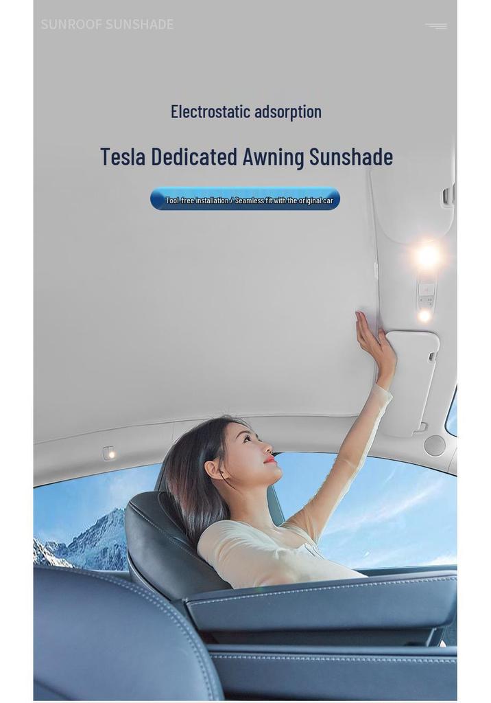 Xpeng P7/P7+/P7i Panoramic Sunroof Sunshade Top Cooling Heat Insulation Accessory