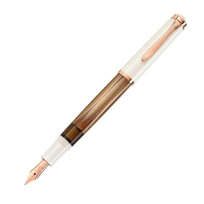Pelikan Перьевая ручка специального производства продукт классический m 200 медный розовое золото ингаляционный тип жирный bm 200 rg b