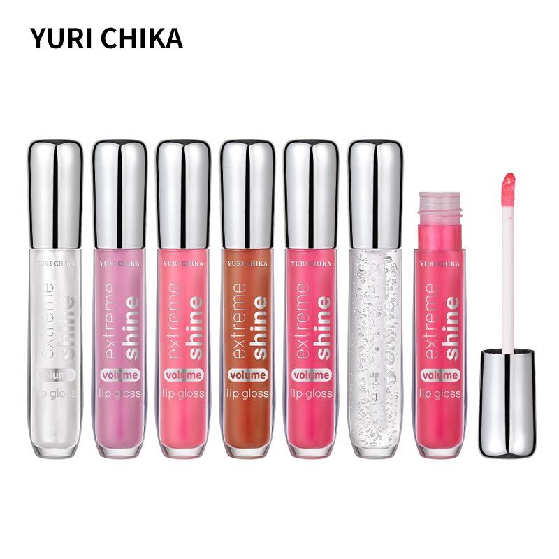 YURI CHIKA Перламутровый увлажняющий и увлажняющий бальзам для губ с тонкой мерцающей морской глазурью для губ Doe Lip Glass Lip Glaze
