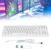 Механическая клавиатура 71 клавиша Синяя   RGB Подсветка Боковая световая полоса Type C Игровая клавиатура для игр