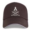 2021 Masonic Freemasons Square Compasses Faith Hope Charity Black Graphic Baseball Cap