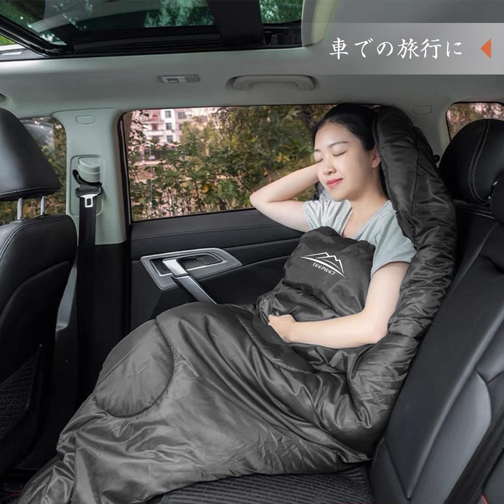 Спальный мешок LEEPWEI, конвертного типа, легкий, изолирующий, морозостойкость 0℃-25℃, водонепроницаемый спальный мешок 210T, компактный, для кемпинга на открытом воздухе,