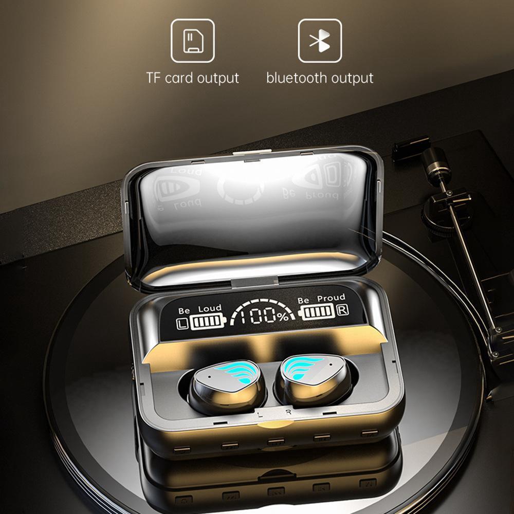 Bluetooth-гарнитура Entry-ear E-sports, беспроводная затычка для ушей, светодиодная многофункциональная сенсорная гарнитура большой мощности