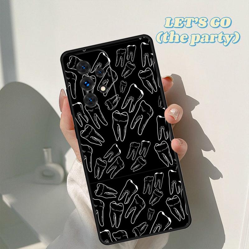 Стоматологические определения Чехол для телефона с зубом Для Samsung Galaxy A42 A31 A40 A51 A71 A32 A80 A91 A52 A72 A20e A21S A50 A70 A11 A12 Чехол