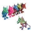 3D Printed Articulated Hell Skeleton Dog Creative Toy Decorative Model For Adult And Kids