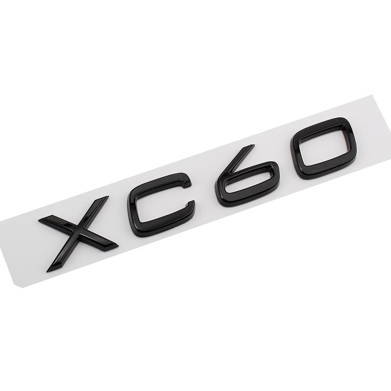 Car 3D ABS Chrome Decal Sticker For Volvo XC40 XC60 XC90 Car Rear Trunk Letters Logo Replace Badge Emblem Stickers Accessories