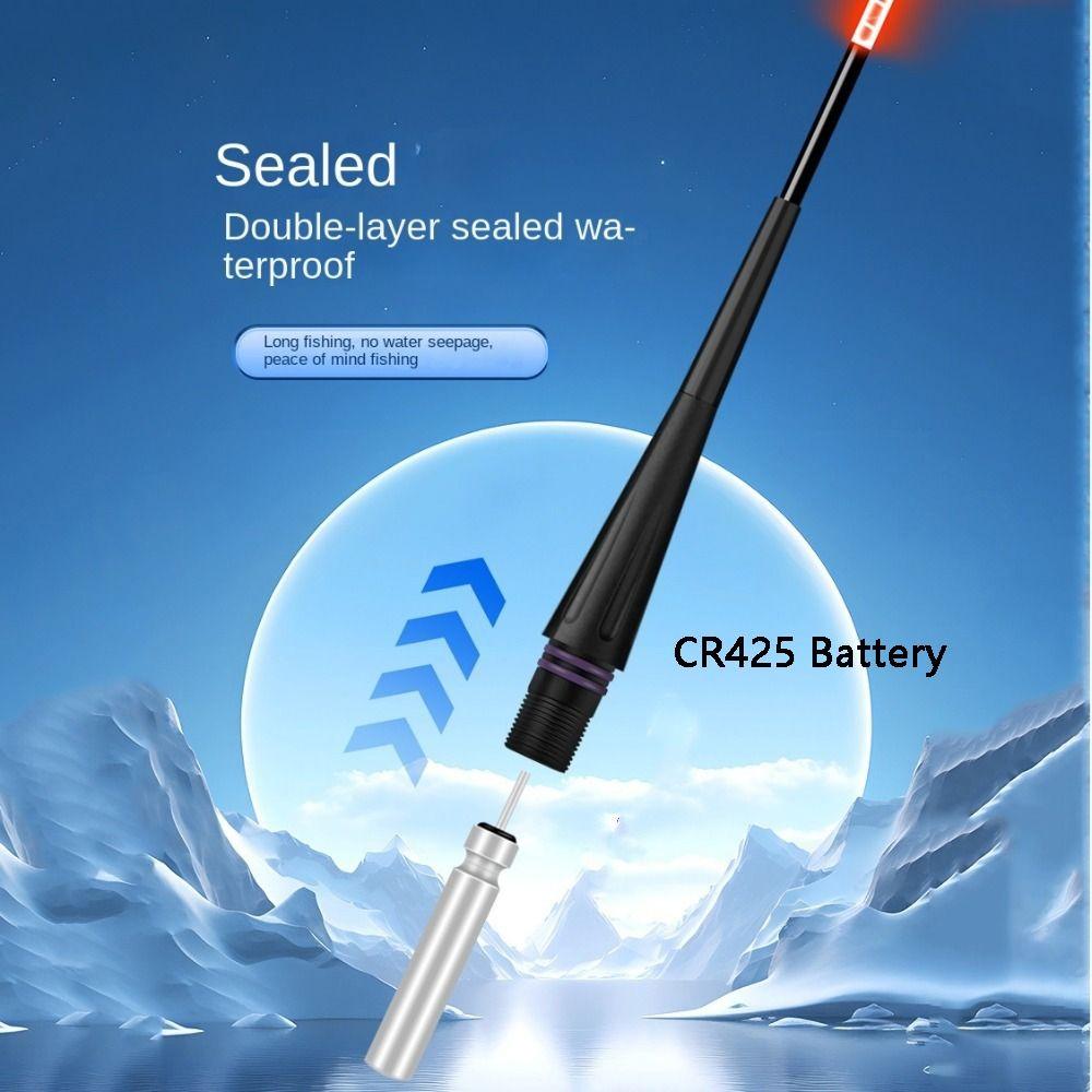 Long Tail Electronic Fishing Float 2 Light Rock Fishing Floats New Light Float  Night Fishing